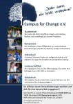 Recruiting Flyer Campus for Change.