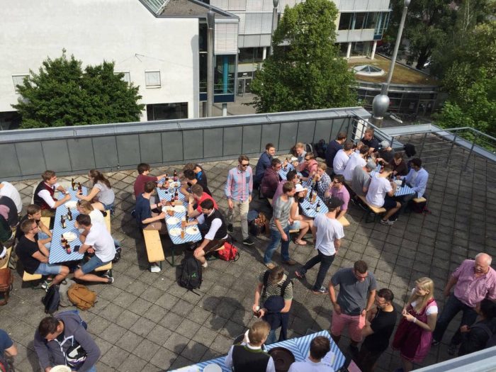 EGT Weißwurschtfrühstück 2017 auf der Dachterrasse