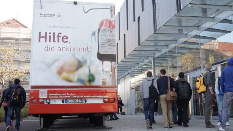 Blutspende an der Hochschule München 2018