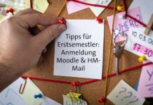 Tipps für Erstsemestler: Anmeldung bei Moodle & der HM-Mail