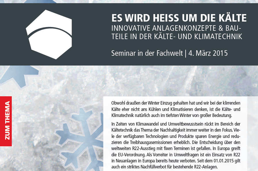 HTI Gienger Seminar: Kältetechnik