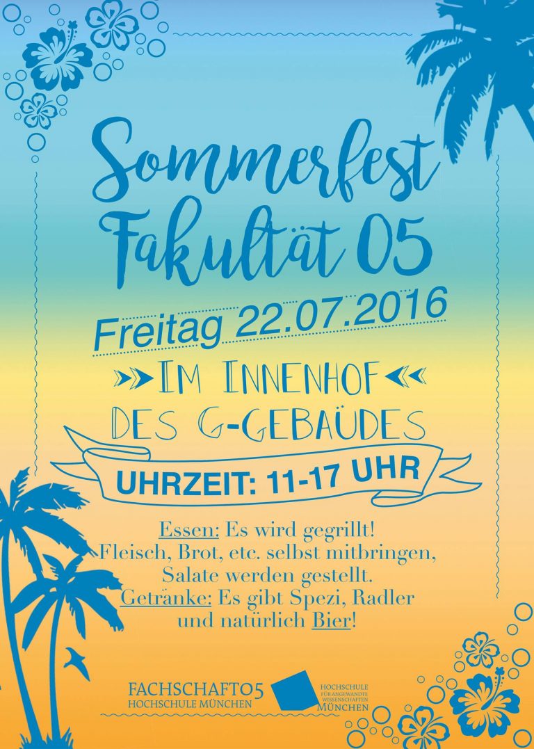 Sommerfest FS05 – Grillen und Bier