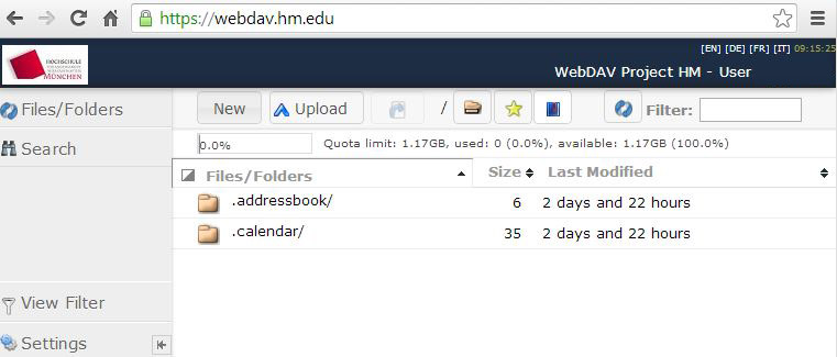 WebDAV - Hochschule München